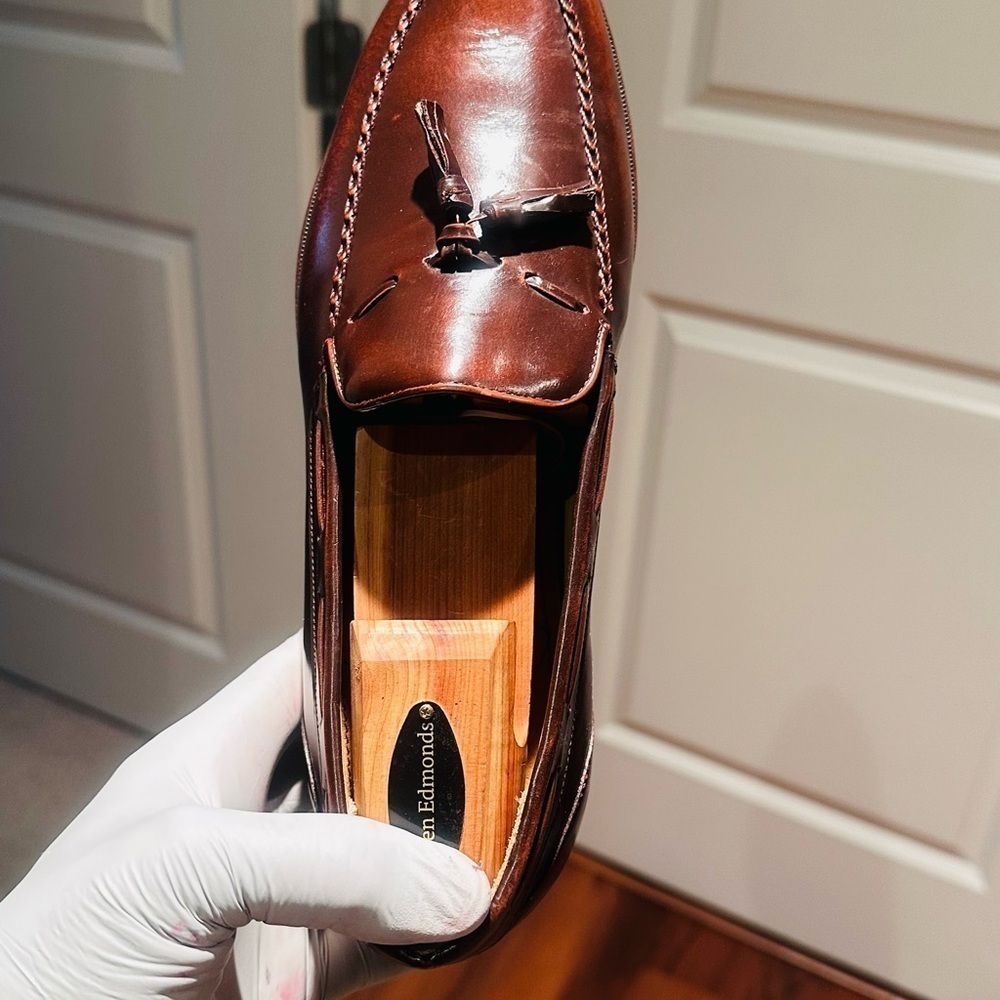 Jarman Tassel Burgundy Loafers. - Picture 7 of 14